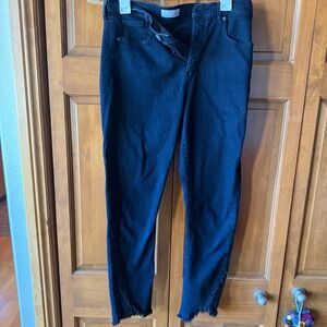 LOFT Black Ankle Jeans